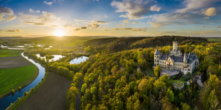 Die Marienburg von oben